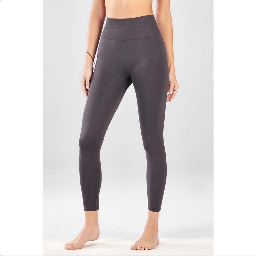Fabletics Seamless High-Waisted Grey Leggings